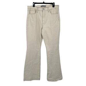 Joe's Jeans high rise flare beige denim size 33